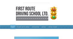 Desktop Screenshot of firstroutedrivingschool.ca